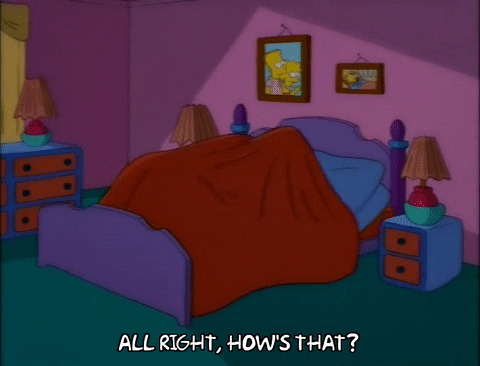 Season 9 Bed GIF by The Simpsons
