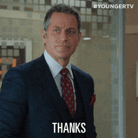 Tv Land Thank You GIF by YoungerTV