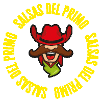 deliprime hot sauce sello salsa picante delprimo Sticker