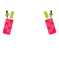 DudaFresh christmas drink cheers holidays Sticker