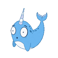 Happy Narwhal Sticker