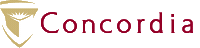 concordia university Sticker