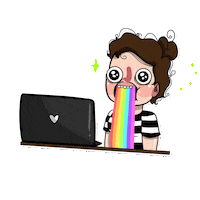 Rainbow Internet Sticker