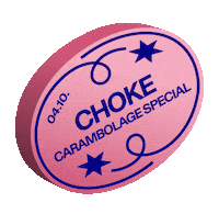 Choke Exil Sticker by EXILCLUB