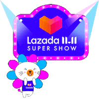 Happy Pink Sticker by Lazada Singapore