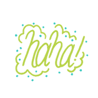 Happy Lettering Sticker
