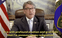news resignation rick perry GIF