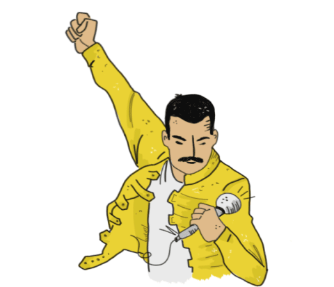 80s rock Sticker by Teatro Sánchez Aguilar