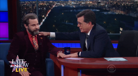 paul f tompkins GIF by The Late Show With Stephen Colbert