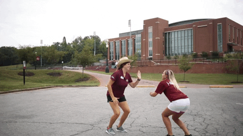 Excited High Five GIF by Roanoke College