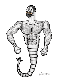 Alpha Male Fitness Sticker by shremps