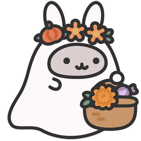 Halloween Flower Sticker