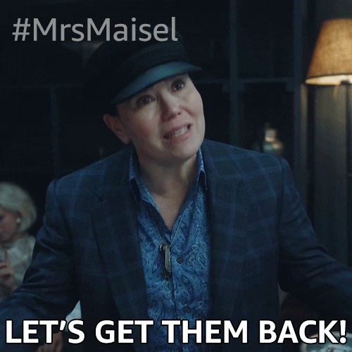 Alex Borstein Prime Video GIF by The Marvelous Mrs. Maisel