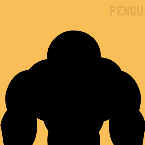 Flexing Beast Mode GIF by Pudgy Penguins