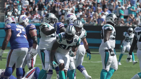 Julius Peppers Yes GIF by Carolina Panthers
