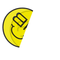 Happy Sticker Sticker by Ron Barceló Spain