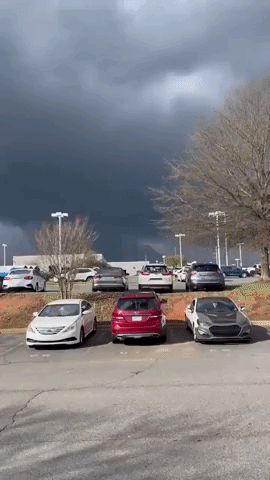 Dark Clouds Loom in South Carolina as Tornado Sirens Wail
