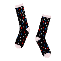 Black And White Confetti Sticker by Poketo