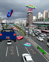 Cars Drive GIF by KaoruHironaka