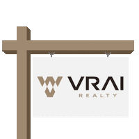 VraiRealty real estate home house realtor Sticker