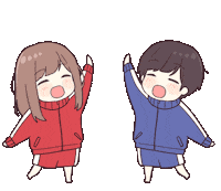 Happy Oh Yeah Sticker by jerseycouple