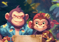 Monkey Treasure GIF by MGA Games