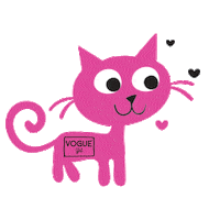 voguegirlnl fun kiss cats girls Sticker