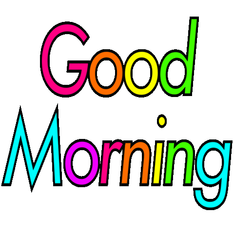Happy Good Morning Sticker
