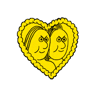 Heart Comics Sticker