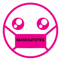 masksandtotes smile rainbow face pride GIF