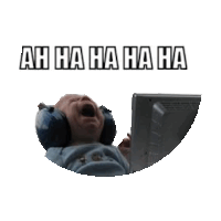 laugh STICKER by imoji