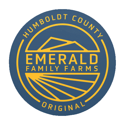 Emeraldfamilyfarms california cannabis emerald humboldtcounty Sticker