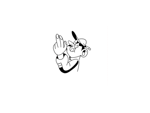 lugosis giphyupload art tattoo graffiti Sticker