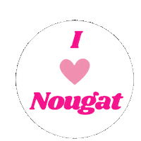 Heart Nougat Sticker by Zoets van Sophie