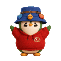 Happy Penguin Sticker by Zaddy