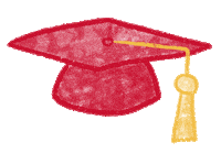 Grad Cap Sticker by Iowa State University Foundation
