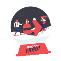 Snow Winter Sticker by Execom