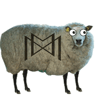 sheep blanket Sticker by La Maison de la Maille