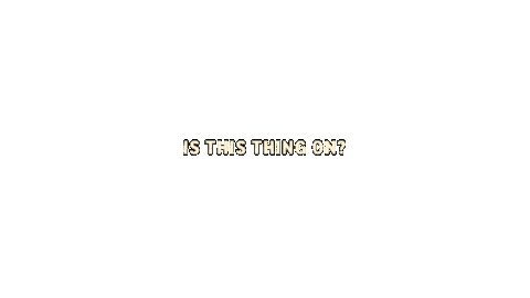 Is This Thing On Sticker by Comedy Club Haug
