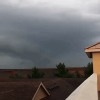 Funnel Cloud Looms Near Dallas Fort Worth Airport Amid Tornado Warnings