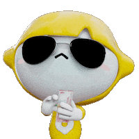 Mascot Lemon Sticker