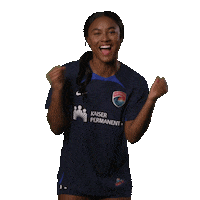 Lets Go Fist Pump Sticker by National Women's Soccer League