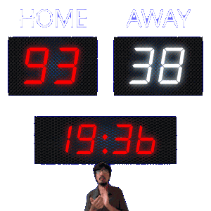 38 Away Sticker