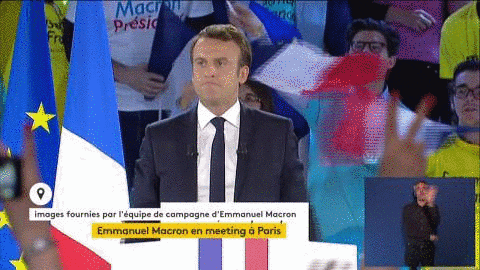 Emmanuel Macron Meeting GIF by franceinfo