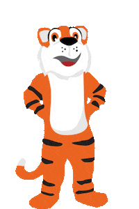 Tiger Tu Sticker by Trinity University