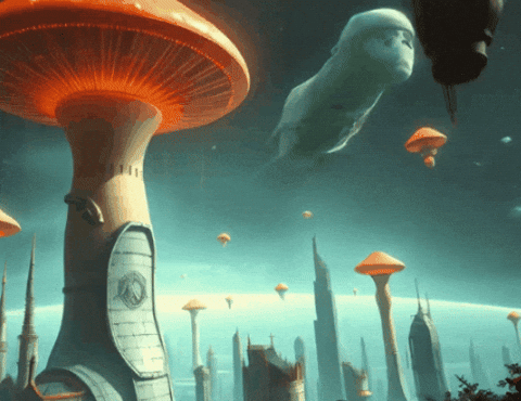 vanesinger giphygifmaker alien fantasy fantasia GIF