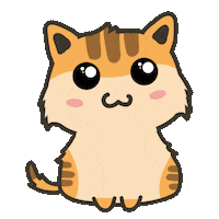 Cat Dog Sticker by Patra Bene