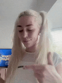 Awkward Finger Tap GIF