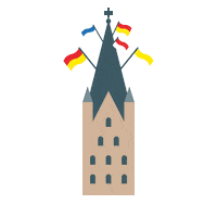 Hase Pfau Sticker by Erzbistum Paderborn