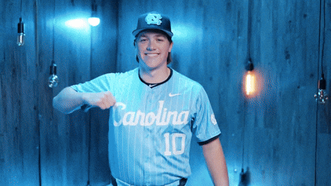University Of North Carolina Baseball GIF by UNC Tar Heels